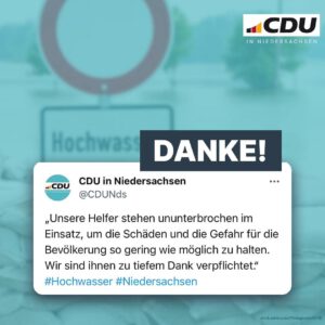 CDU Stadtverband sagt “DANKE”